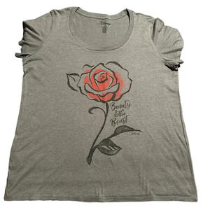 Disney Torrid Beauty and the Beast T-Shirt - Size 2